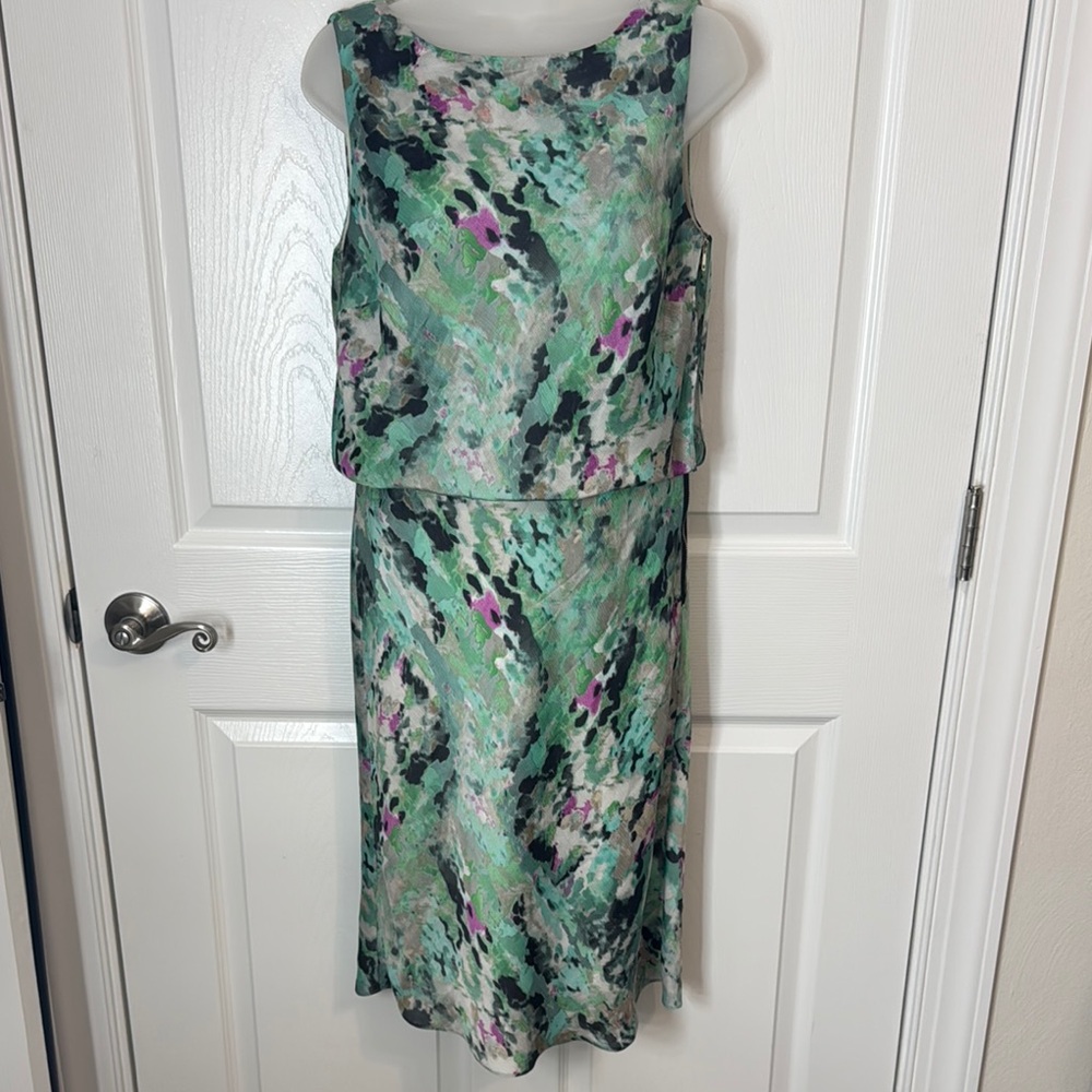 Ann Taylor Multicolor Abstract Dress